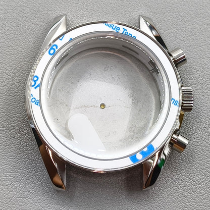 40MM 316L Stainless Steel Watch Case Sapphire Glass for VK63 Movement