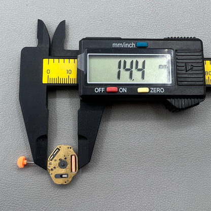 Miyota 1L22 quartz movement from Japan, reliable watch accessory for precise timekeeping.