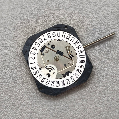 Japan VX22 White Disk Quartz Watch Movement Date@6