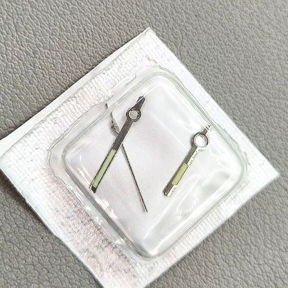 2 Sets/Pack Silver Luminous Watch Hands Generic Fit for 7009 Movement