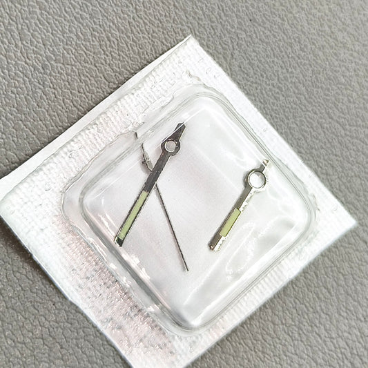 2 Sets/Pack Silver Luminous Watch Hands Generic Fit for 7009 Movement