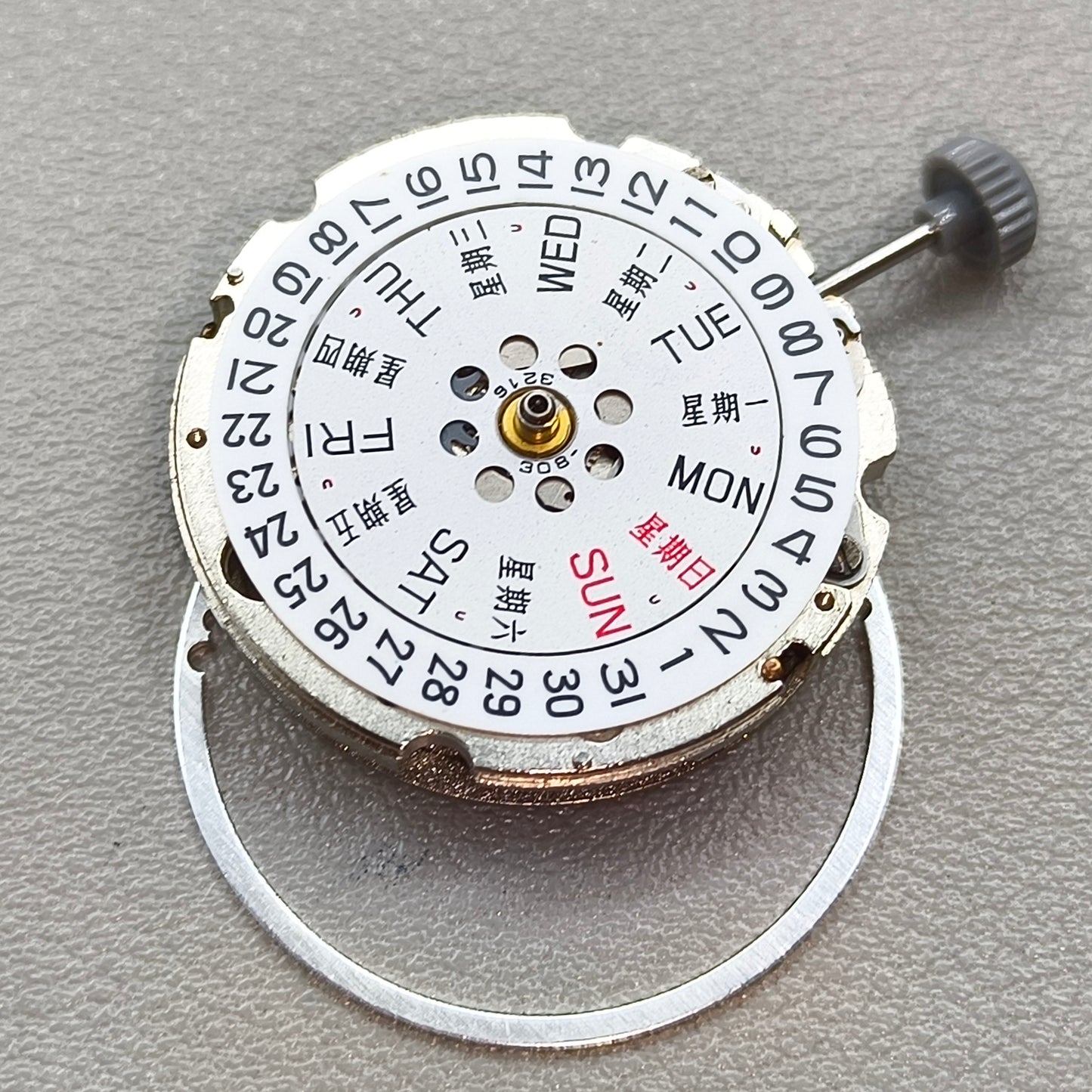 Japan Miyota 820A Movement Automatic Mechanical Day Date Display Window