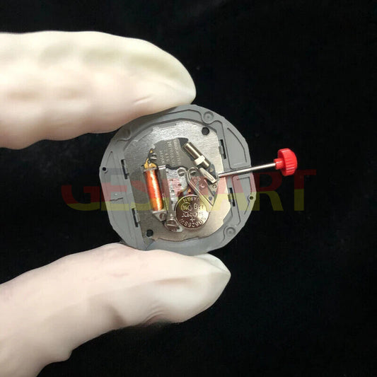 MIYOTA 2415 black disk date watch movement, original Japanese quartz mechanism for precise timekeeping