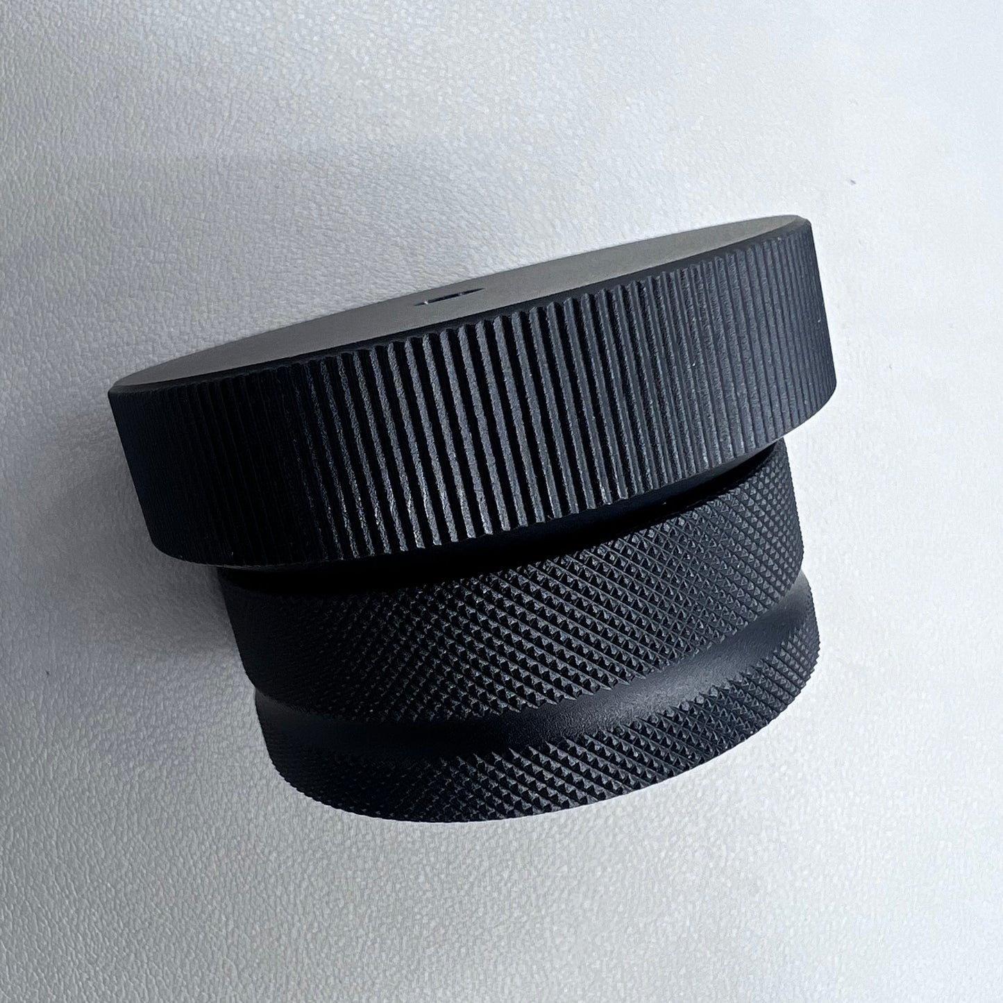 Black rotating stand with 10 slots for 0.6-2.0mm watch screwdrivers, organized storage solution.