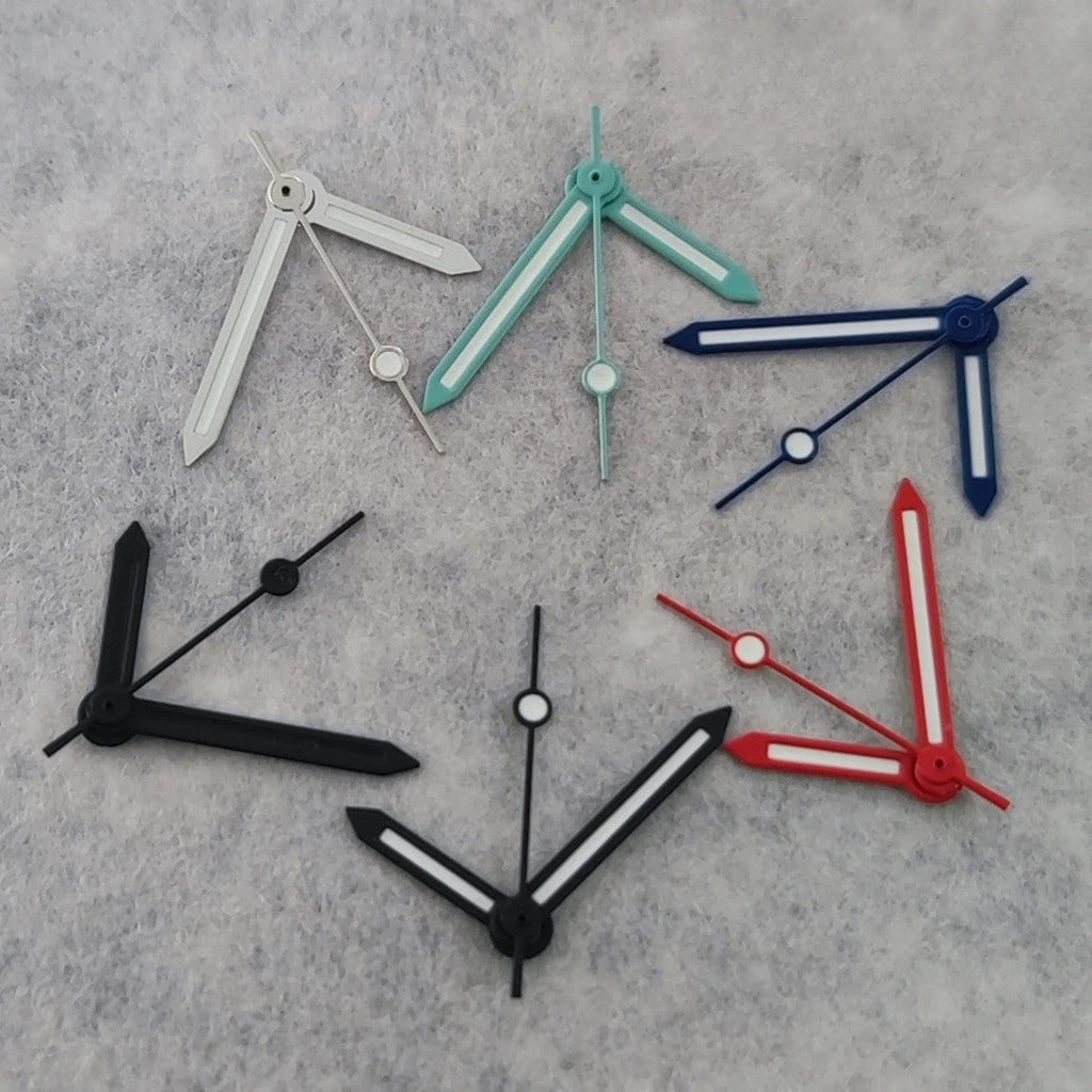 C3 Green Luminous  Watch Hands Pointers For NH34 NH35 NH36 NH38 7S26 4R35 4R36