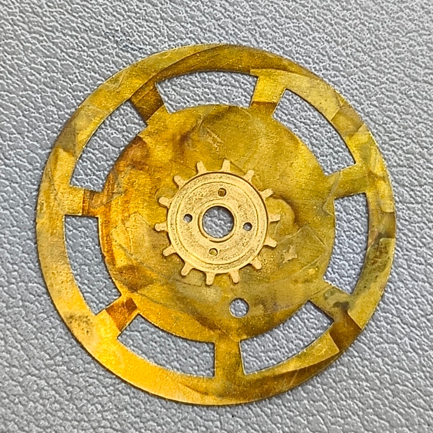Generic Golden Date Disk+Week Disk Wheel for ETA 2834 2836 2846 Movement