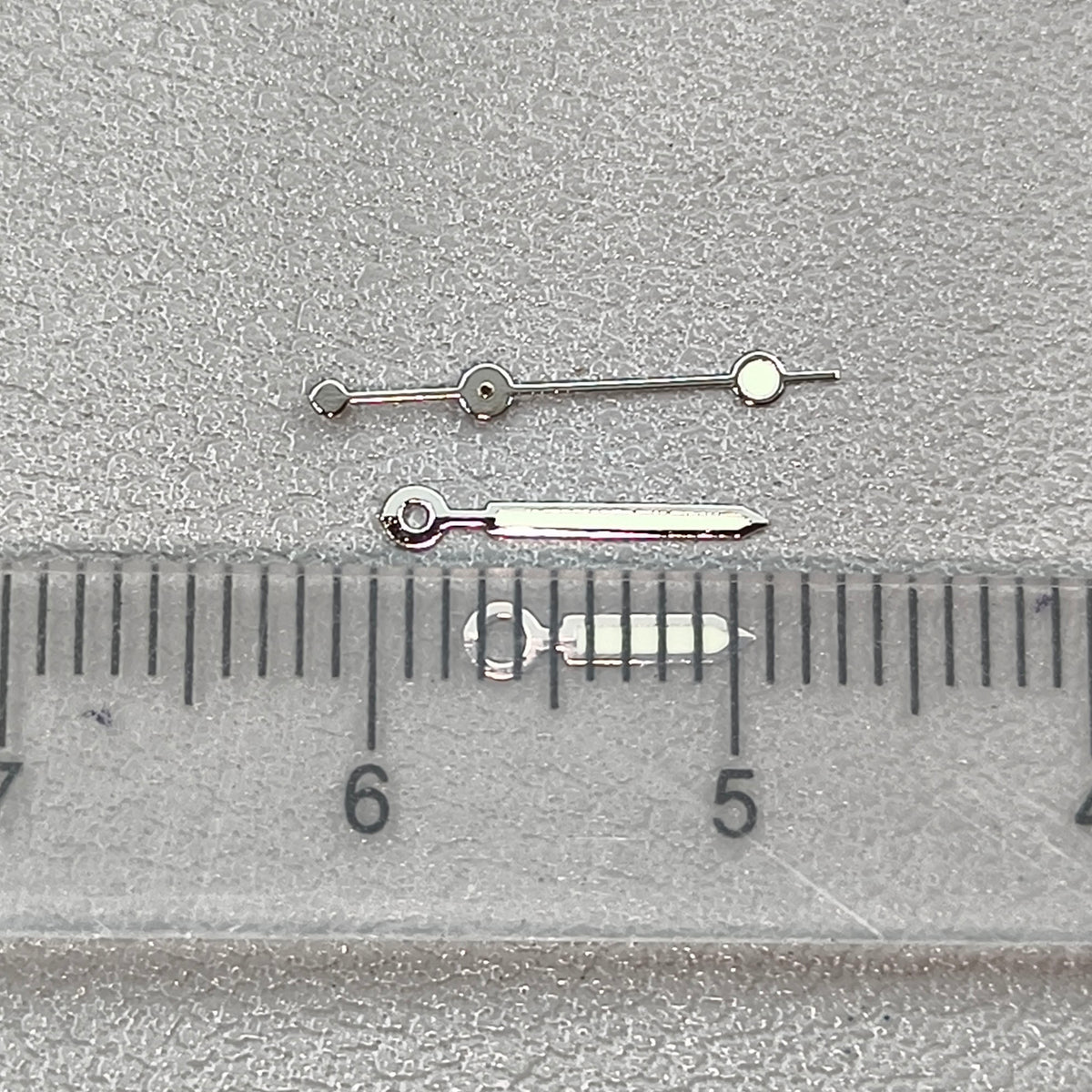 2 Sets Silver Trim Lume Watch Hands for Miyota 2035 Watch Quartz Movement