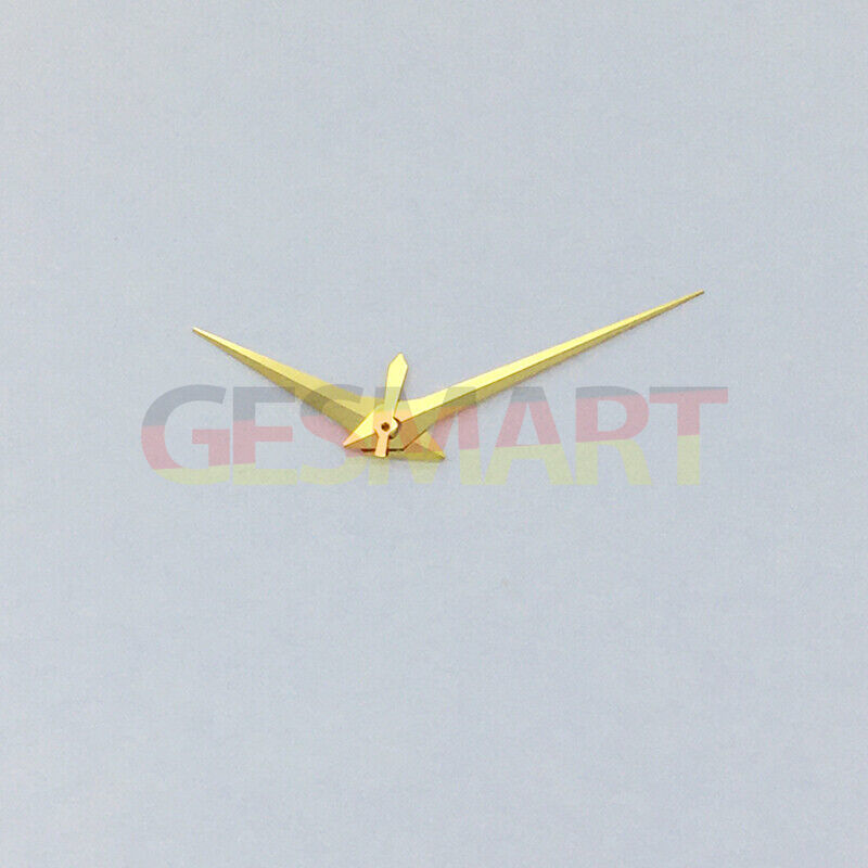 Long Pointed NO Lume Golden Watch Hands for ST3600/ST3620/ETA6497/6498 Movement
