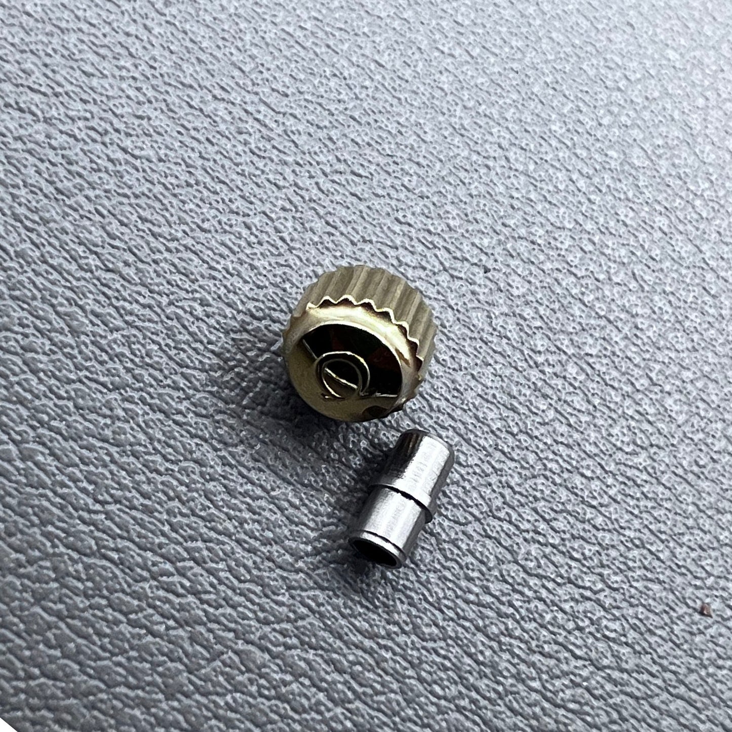 6.0mm Golden Watch Crown with Tube for OMEGA Seamaster 300 Watch
