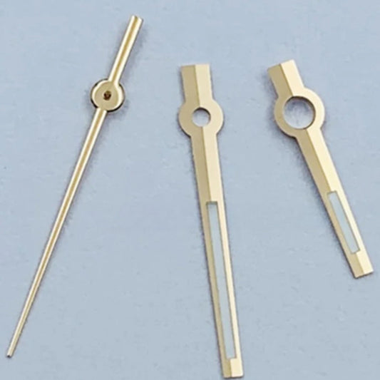 8 mm x 12 mm x 12,5 mm Roségoldener Rand, Leuchtzeiger-Set für NH34, NH35, NH36, NH38, NH39