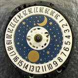 Modified Japan Made Hattori Epson TMI PC23 Watch Quartz Movement Moon Phase