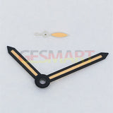 Black Trim Arrow Shaped Orange Lume Watch Hands for ST3600/ST3620/ETA6497/6498