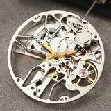 China Made Dandong 8306 Hollow Silver 2 Hands Automatic Mechanical Movement