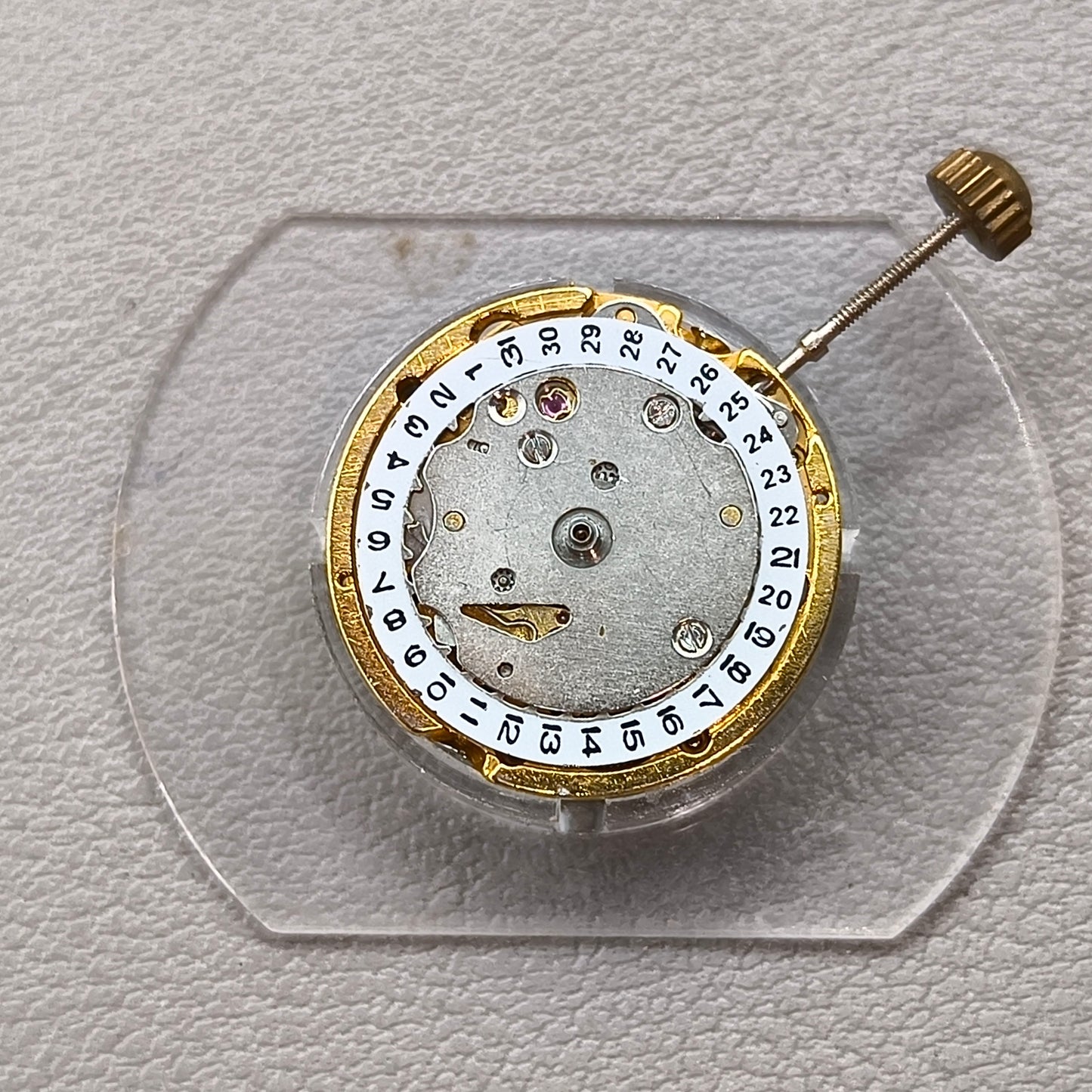 17.2mm Golden Plated Automatic Mechanical Movement for Lady Watch Cufflink Button