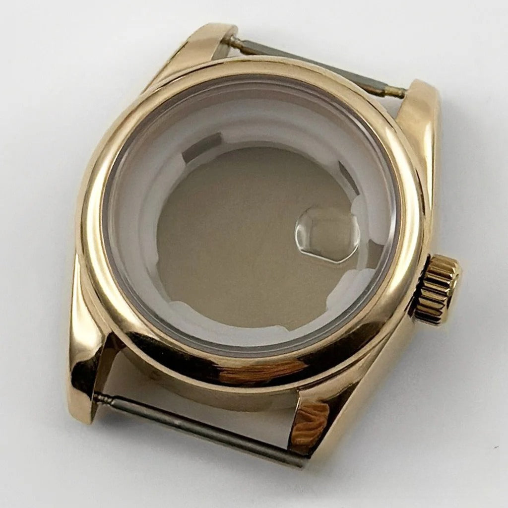 31MM Round Bezel Sapphire Glass Jubilee bracelet Watch Case Ladies Fit NH05 NH06
