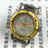 21mm SHANGHAI DIAMOND Small Manual Mechanical Lady Watch 17 Jews Grey Dial