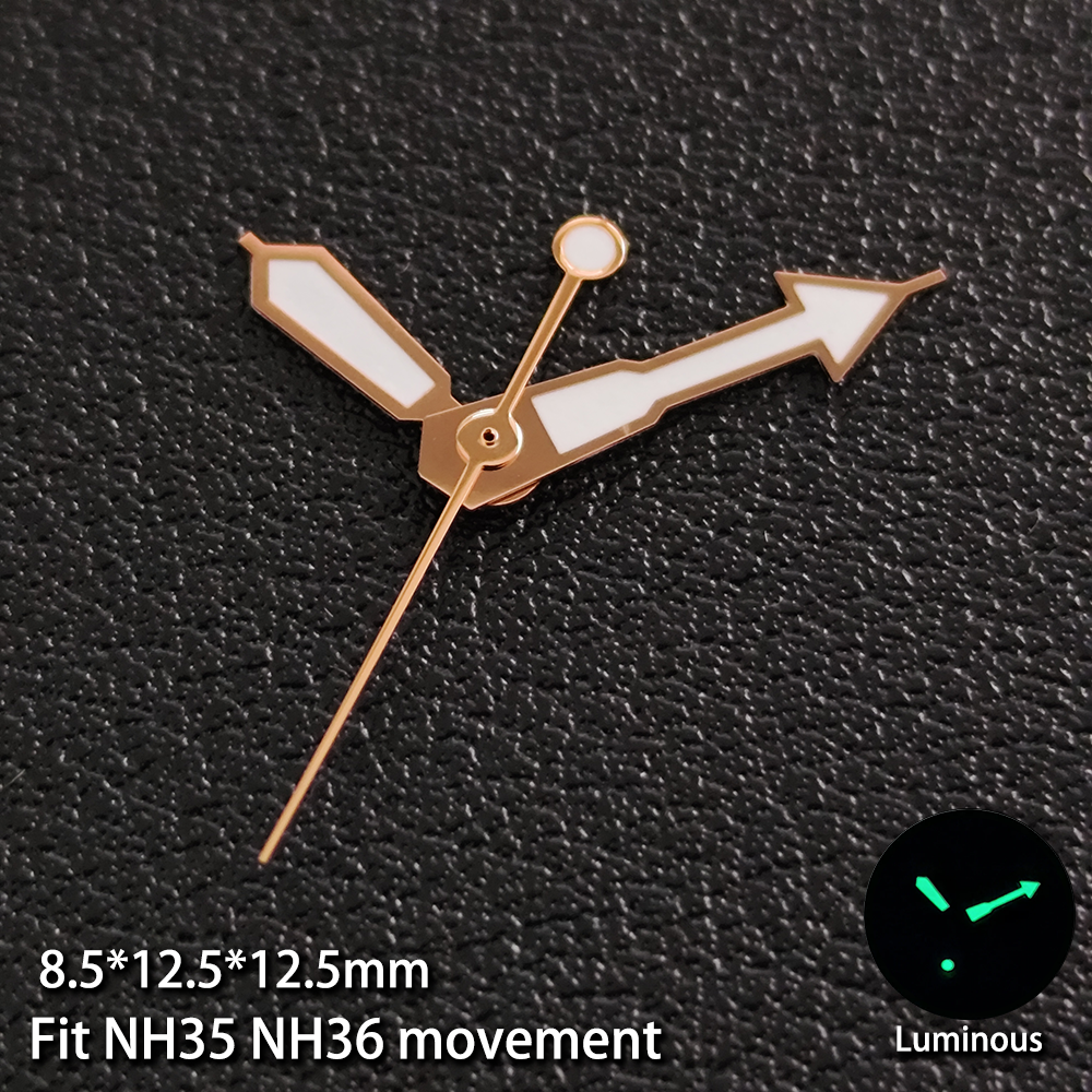 Modified Multicolor Watch Hands For NH35 NH36 Movement with Luminous
