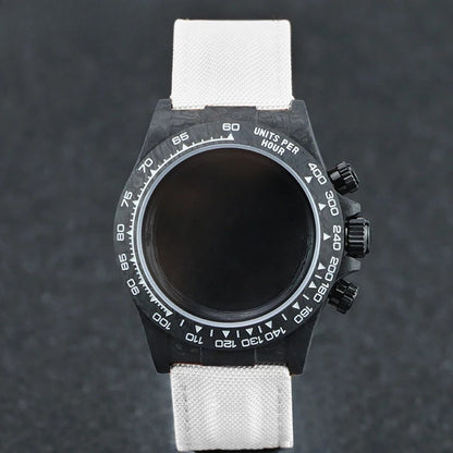 SEAGIS 38.0mm carbon fiber case VK63 popular nylon cowhide strap fastener