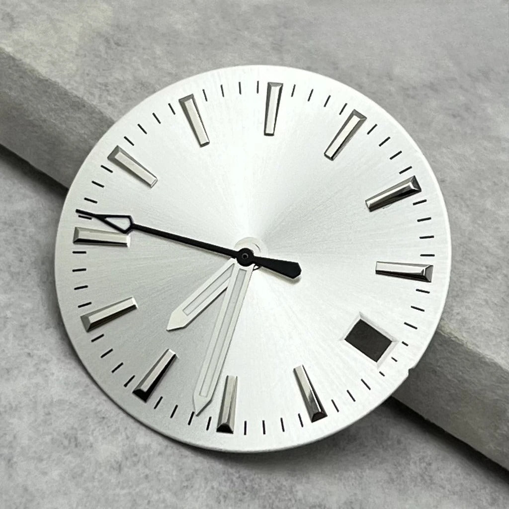 28.5mm Dial Watch Modified Green Luminous Dial For NH35 NH36 4R 7S Movement