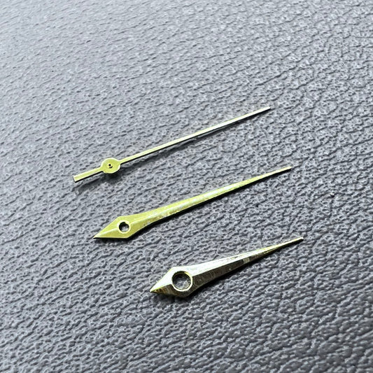 2 Sets Golden Arrow Shape Watch Hands Set for Miyota 2035 2115 2105 2305