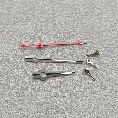 Red Second Hand Watch Hands with BGW9 Luminous for VK63 VK64 Movement