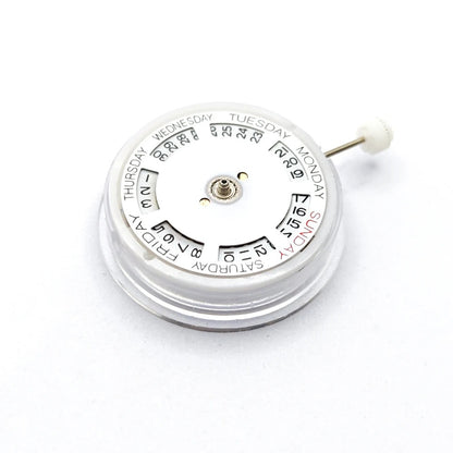Automatic 2813 8205 watch movement with double calendar day-date feature, high precision for wristwatch replacement.