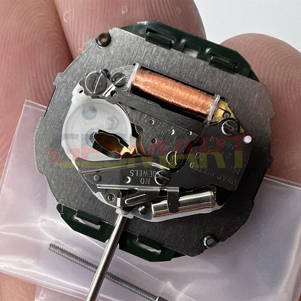 Miyota 2115 Japan Quartz Movement with date display at 6 o'clock, reliable watch accessory by Miyota.