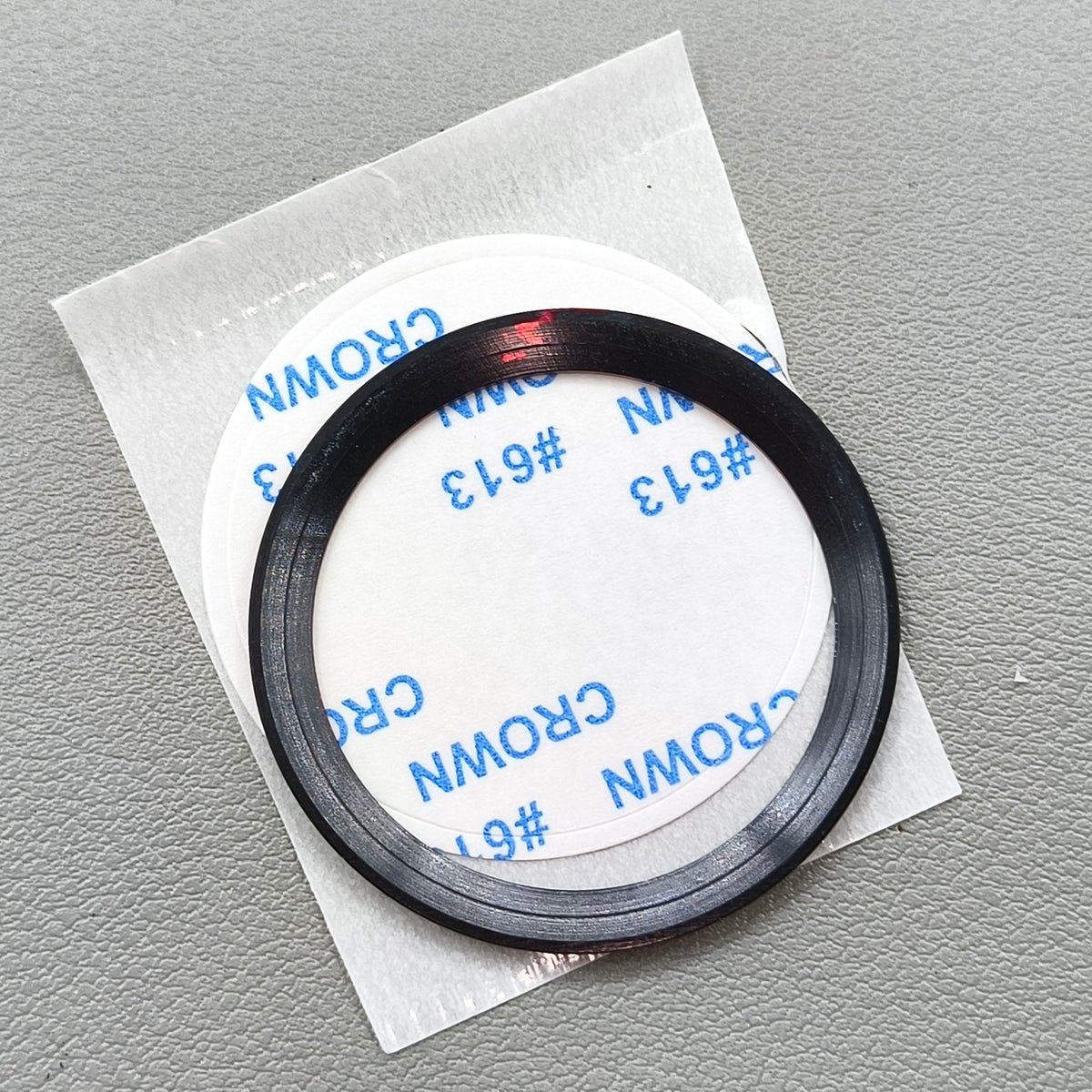38mm Red Black RLX GMT Numberal Aluminium Alloy Watch Bezel Insert
