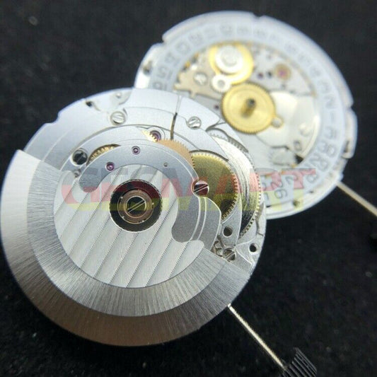 TIANJIN ST2130 silver mechanical watch movement with single calendar, compatible with 2836-2 and 2824-2 models.