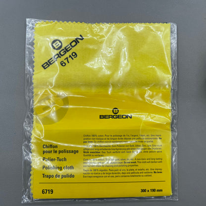 Swiss Bergeon 6719 Impregnated Gold Silver Pure Cotton Polishing Cloth