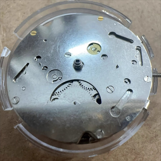 China Made 8205 mechanical watch movement showcasing small seconds at 3, 6, and 9 positions for precise timekeeping.