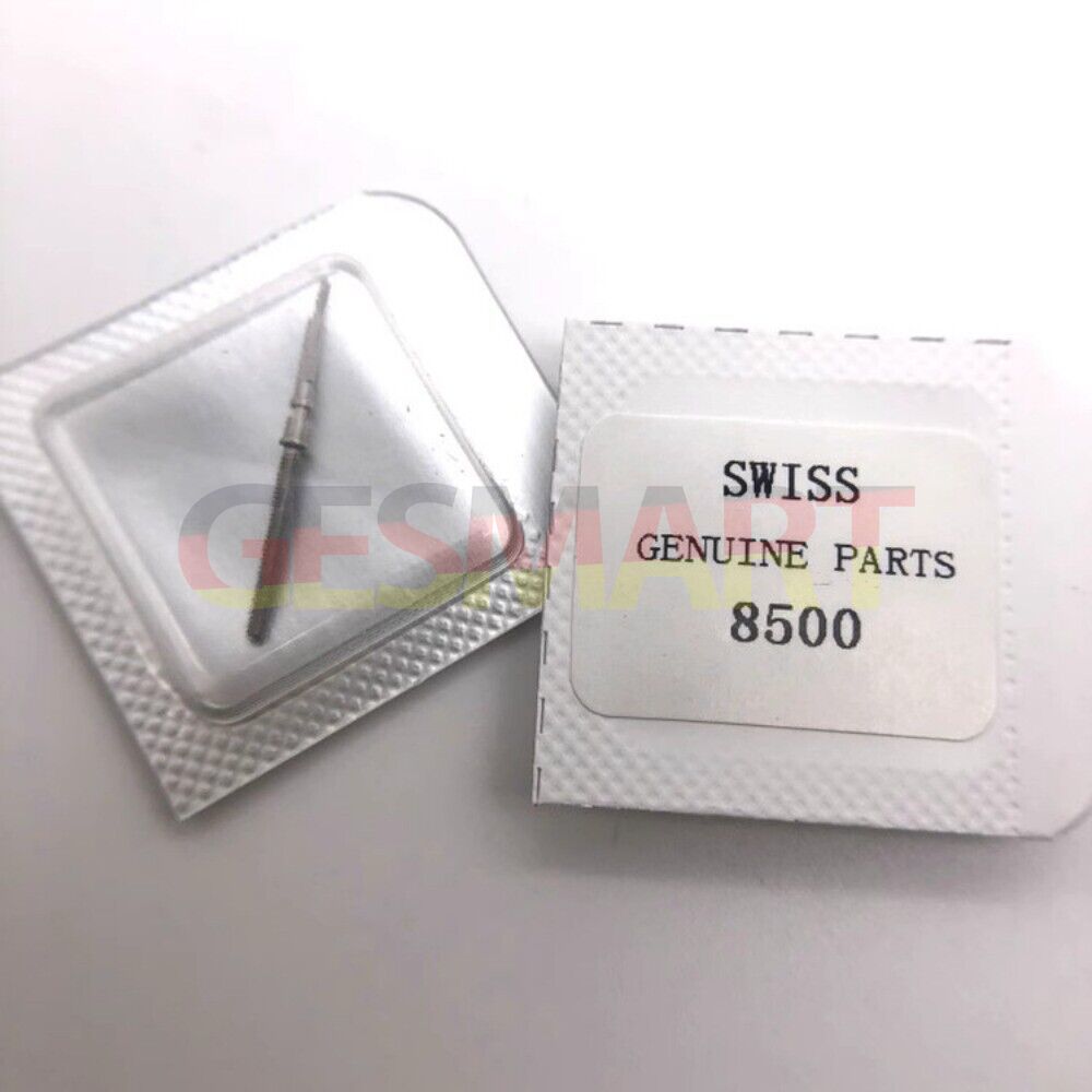 Watch winding stem for Omega 8500 movement, precision replacement part for smooth time adjustment.