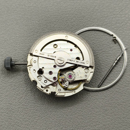Japan Silver Hollow Miyota 8245 Automatic Mechanical Movement 2 Hands
