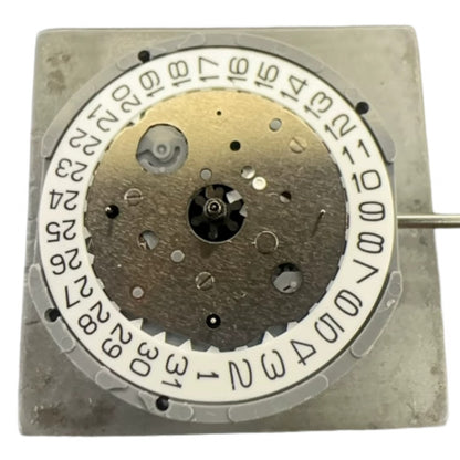 Miyota FS23 quartz watch movement with date display at 3 o'clock, Japan made, precise timekeeping by Miyota.