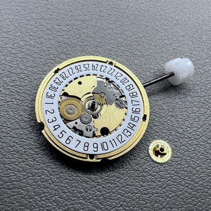 Swiss ETA 956.412 Watch Quartz Movement 3 Hands Date@6