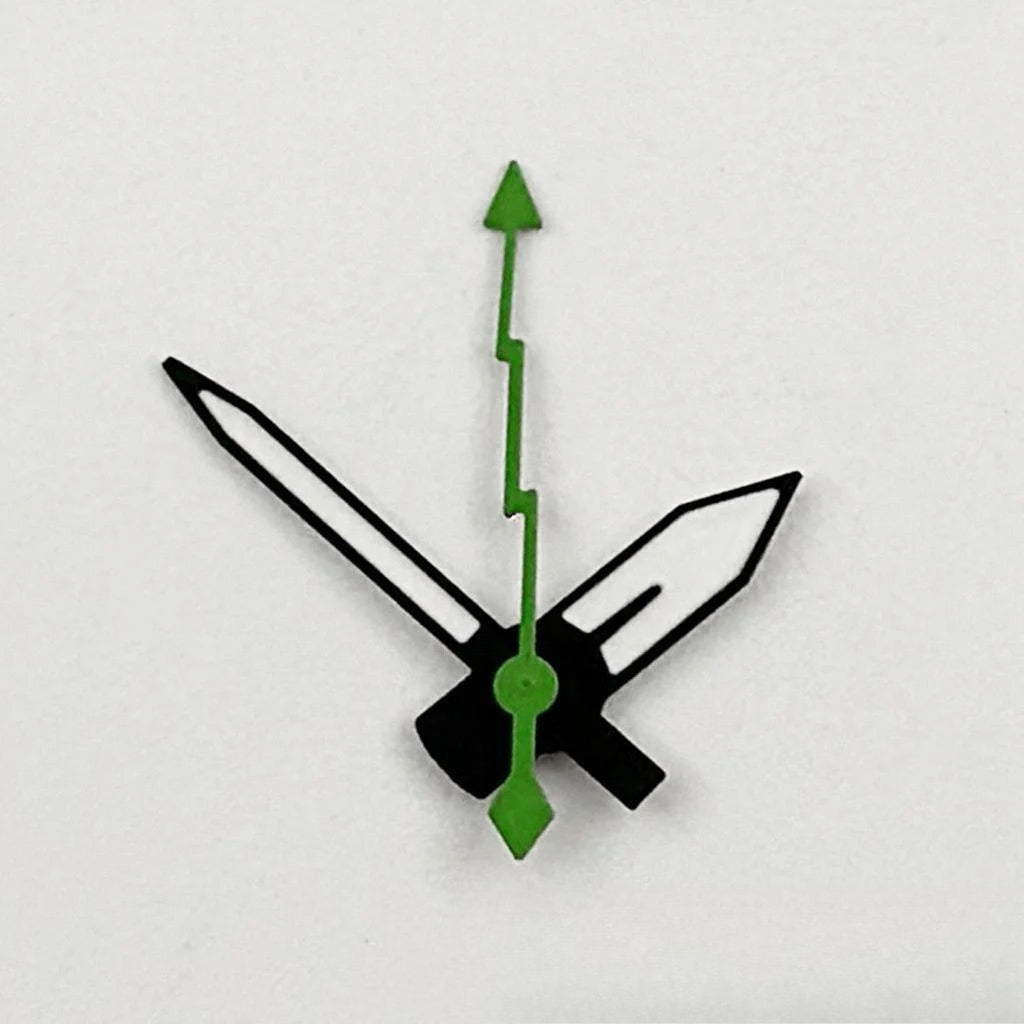 Lightning Second Hand C3 Green Luminous Watch Hands for NH35 NH36 NH38 NH39 NH70