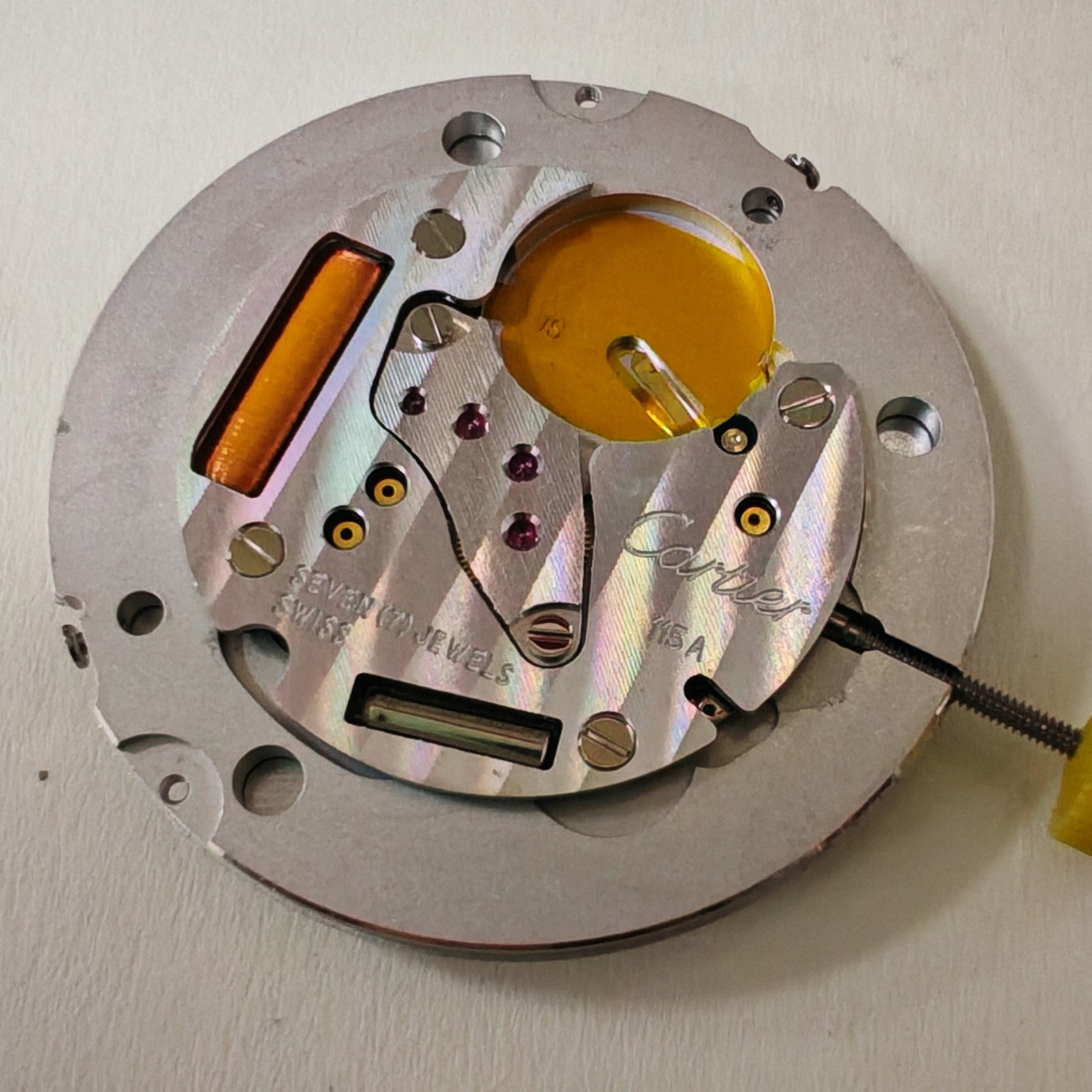 Cartier CTR-115A Swiss Made watch accessory featuring quartz movement and single calendar display for elegant timekeeping.