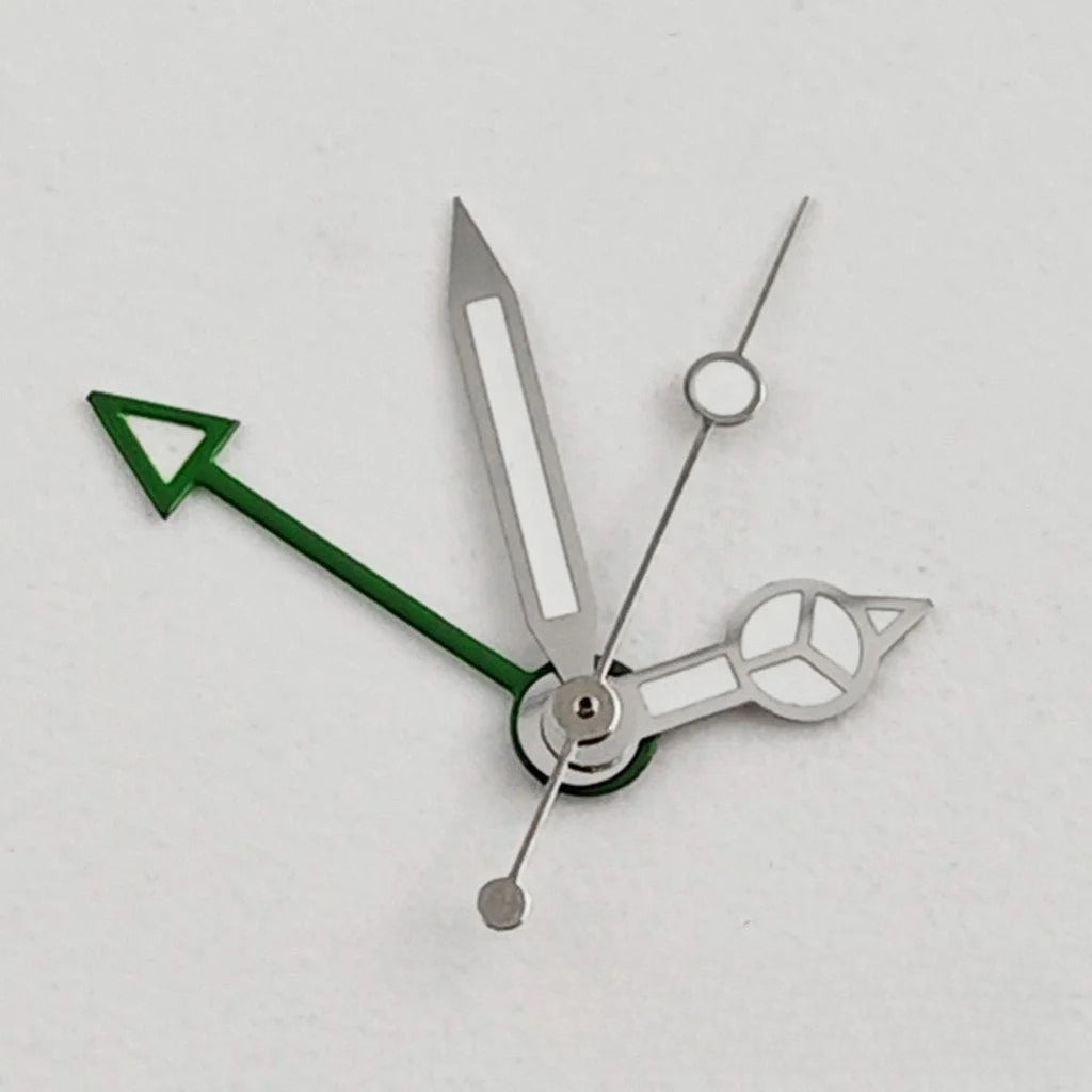 GMT NH34 Green Luminous Silver Gold Black Watch Hands for NH35 NH34A 4R34