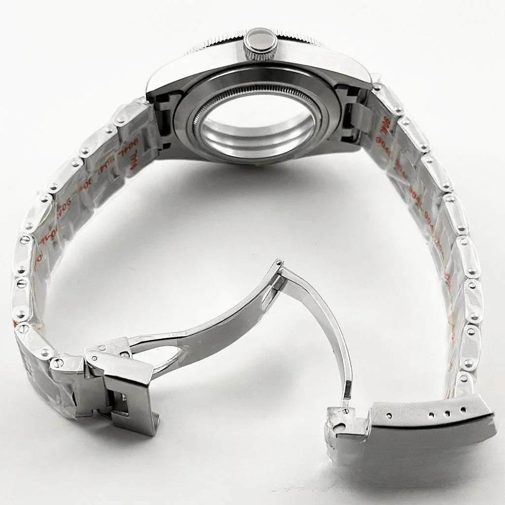 39MM Bezel Domed Sapphire Crystal Case for NH34 NH35 NH36 NH38 ETA 2824 PT5000