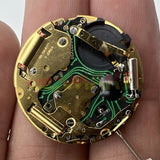 Watchmakers ISA 8171 Golden Quartz Movement Date at 4 Multi-function Repair Part