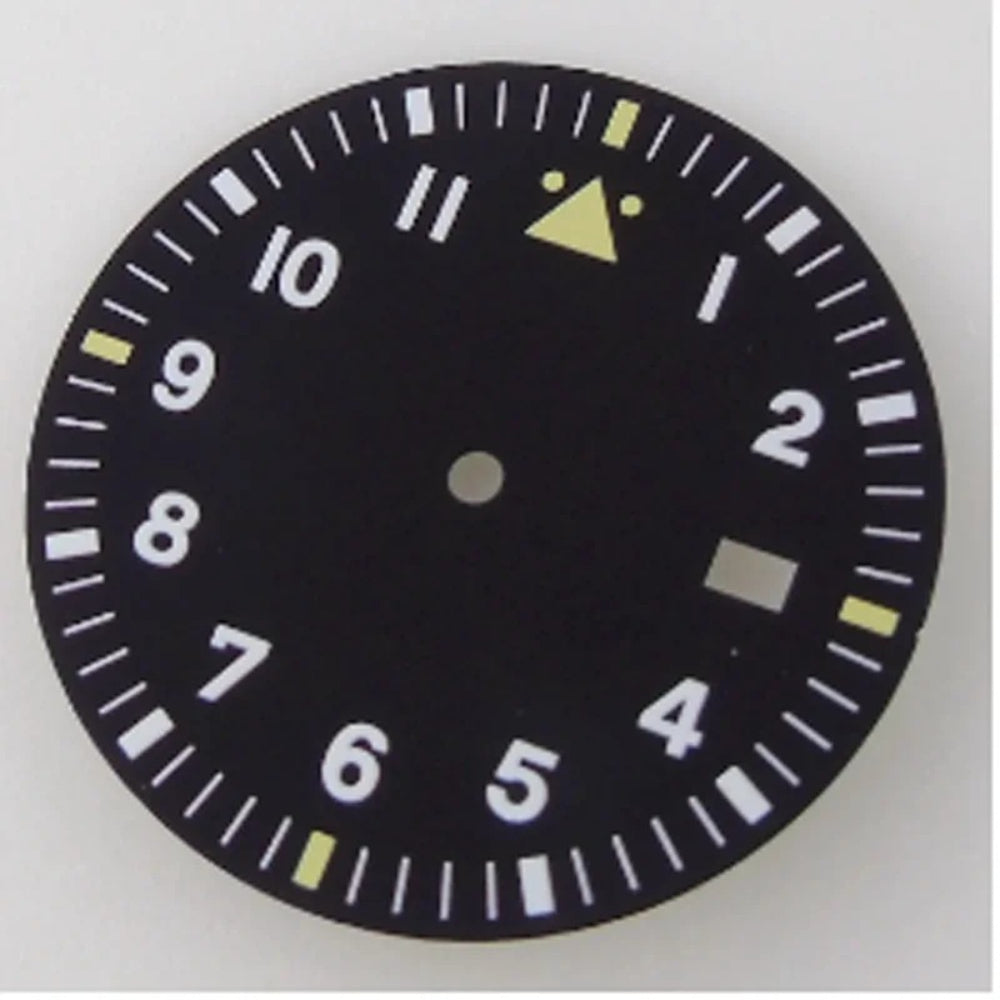 33.6mm Multicolor Watch Dial Fit For NH35AA NH36AA with Green Luminous Modified