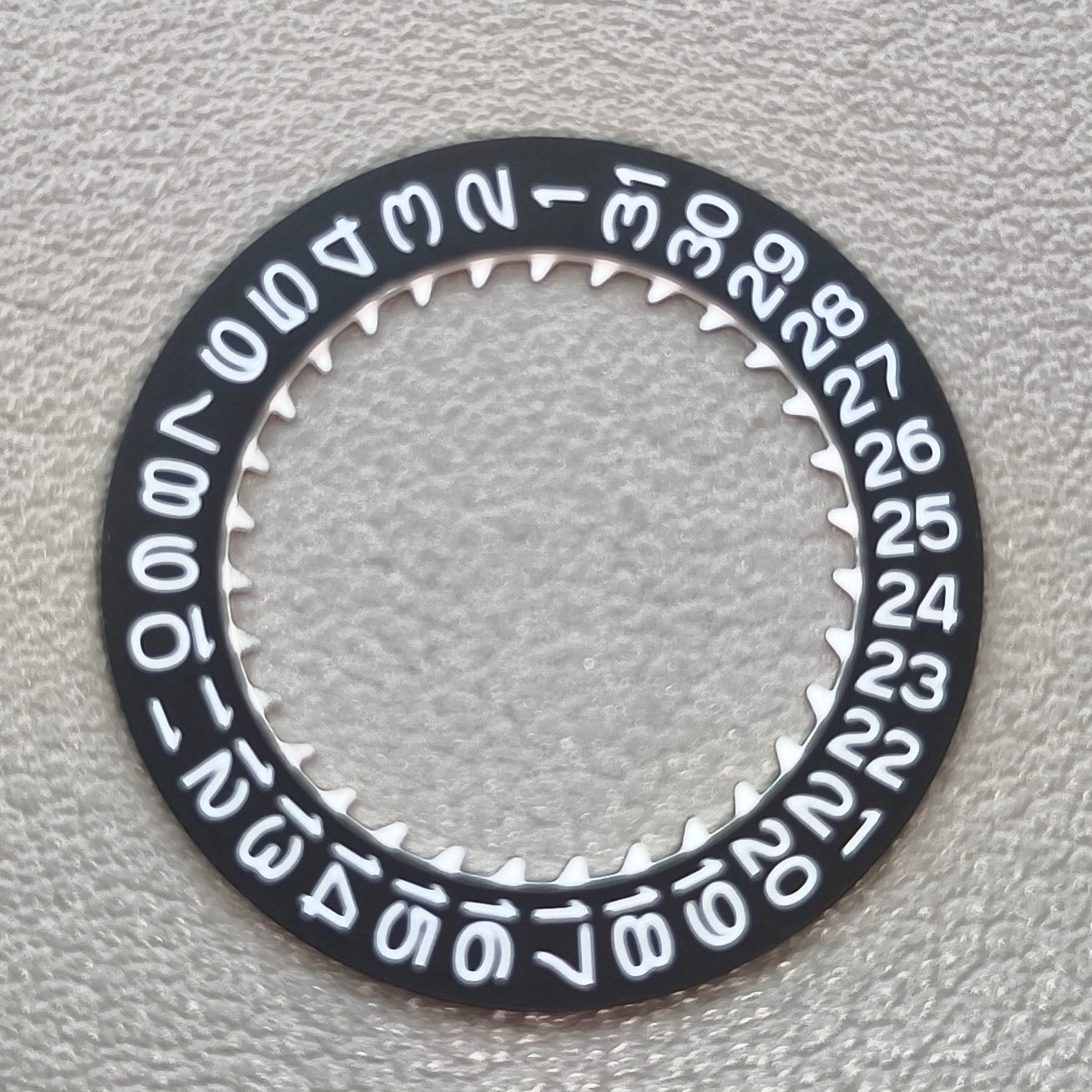 Black Date Disk Wheel Date Wheel Fit for NH34 NH35 Movement Dat@3