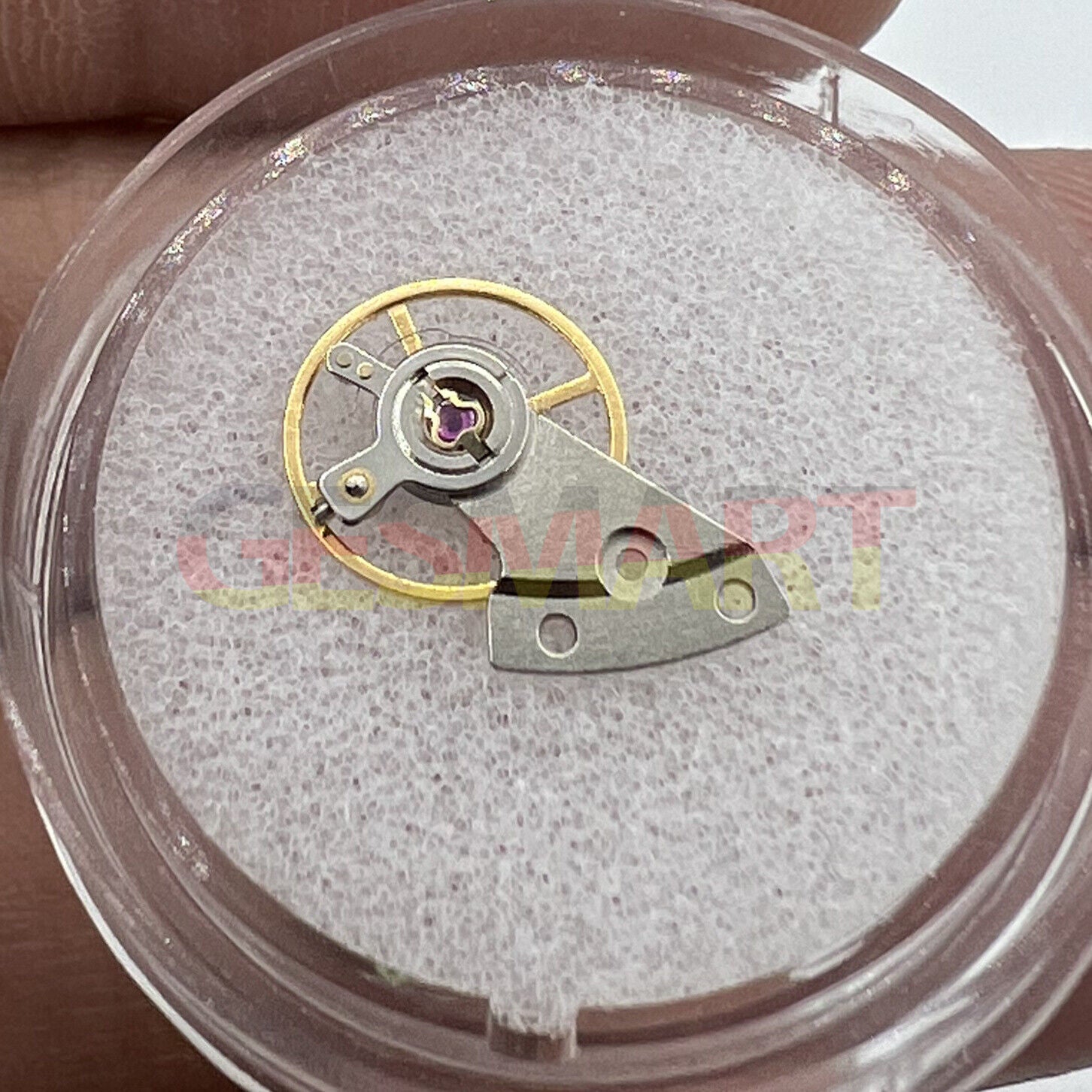 Complete balance wheel with splint for Mingzhu 2813 8205 movement, precision watch accessory.