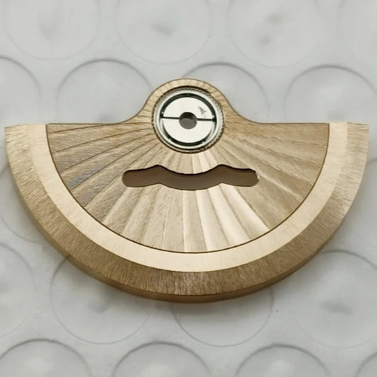 Rose Gold Radioactive Stripe watch accessory featuring middle hollow rotor oscillating weight for NH35 NH36 movements.