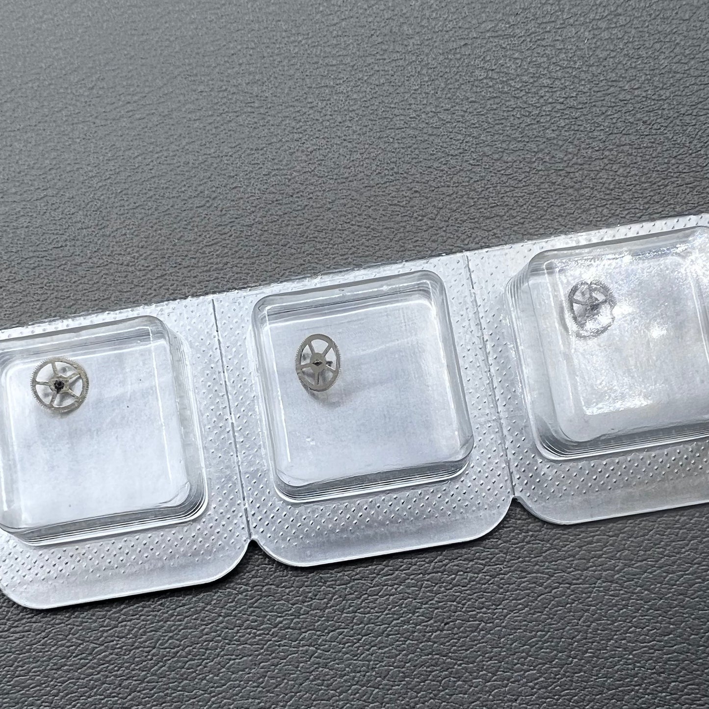 Set of 3 Fourth Wheel Reversers for Miyota 8200 watch movement replacement parts.