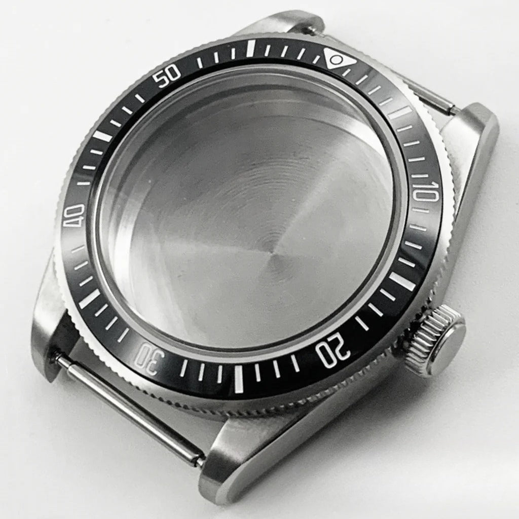 39MM Bezel Domed Sapphire Crystal Case for NH34 NH35 NH36 NH38 ETA 2824 PT5000