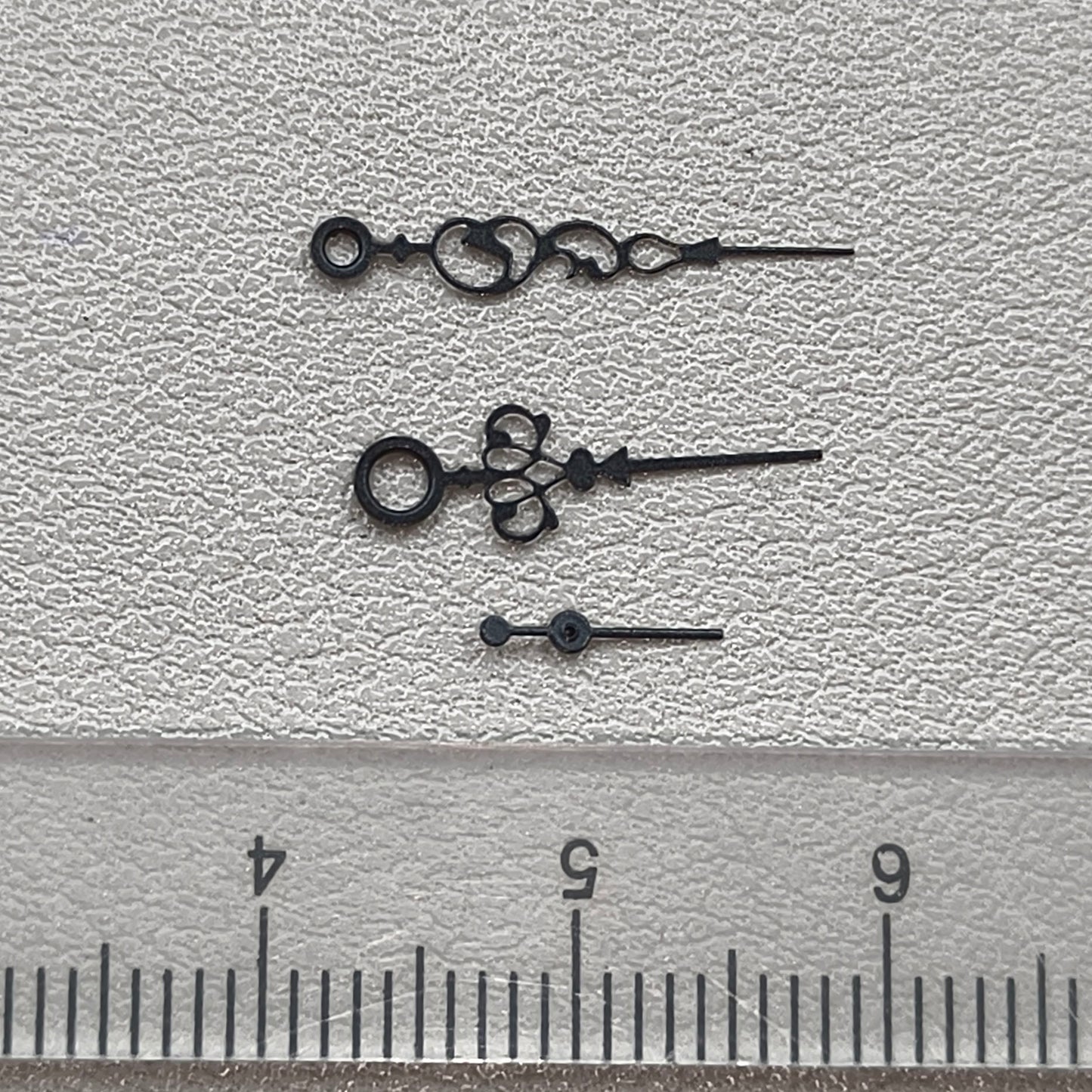 Modified Black Floral Watch Hands for Seagull ST3600/ST3621/ETA6497/ETA6498