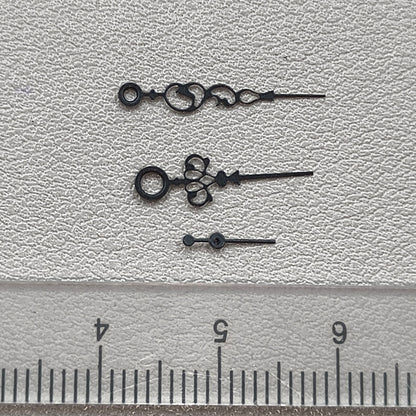 Modified Black Floral Watch Hands for Seagull ST3600/ST3621/ETA6497/ETA6498
