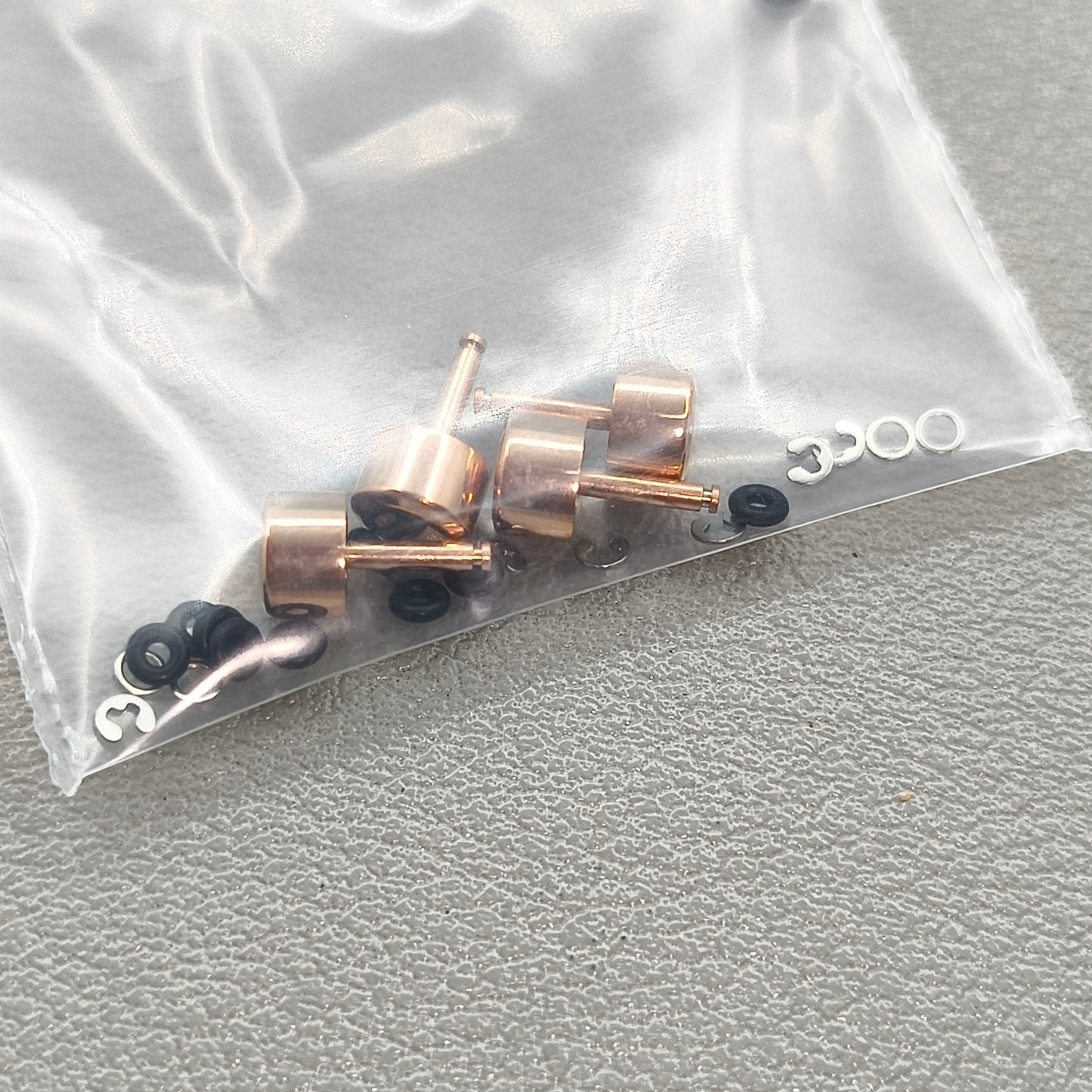 4 PIECES/Pack Rose Gold Push Buttons for Casio GA-2100 Waterproof Stainless Steel Buttons