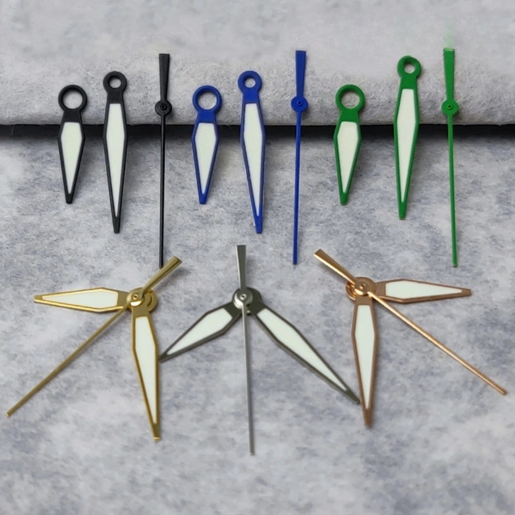 Multicolor Watch Hands For NH34 NH35 4R35 NH36 4R36 Movement  C3 Green luminous